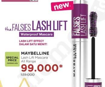 Promo Harga MAYBELLINE The Falsies Lash Lift Waterproof Mascara  - Watsons