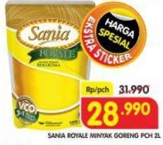 Promo Harga SANIA Minyak Goreng Royale 2000 ml - Superindo