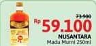 Promo Harga Madu Nusantara Madu Murni 250 ml - Alfamidi