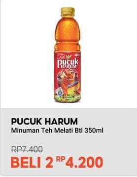 Promo Harga Teh Pucuk Harum Minuman Teh Jasmine 350 ml - Indomaret