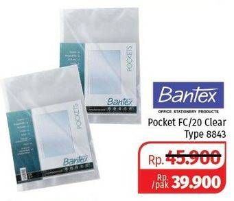 Promo Harga BANTEX Pocket FC/20 Clearty PE8843  - Lotte Grosir