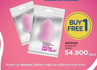 Promo Harga WATSONS Blender Foundation Sponge  - Watsons