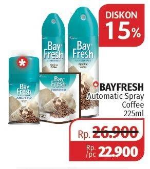 Promo Harga BAYFRESH Air Freshener Morning Coffee 225 ml - Lotte Grosir