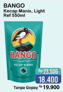 Promo Harga BANGO Kecap Manis/Kecap Manis Light 550ml  - Alfamart