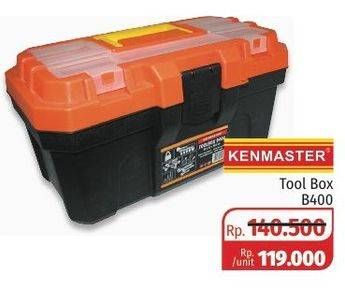 Promo Harga KENMASTER Tool Box B400  - Lotte Grosir