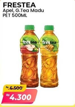 Promo Harga Frestea Minuman Teh Apple, Green Honey 500 ml - Alfamart