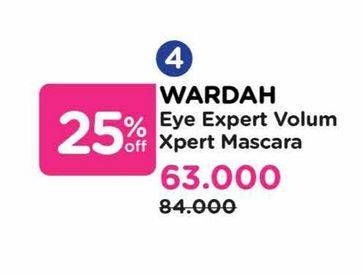 Promo Harga Wardah Eyexpert Volume Expert Mascara 7 gr - Watsons
