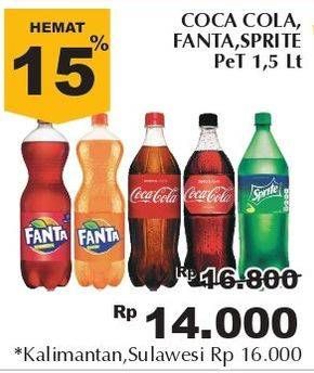 Promo Harga COCA COLA Minuman Soda 1500 ml - Giant