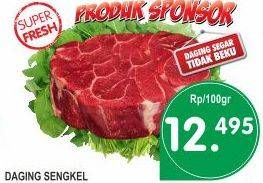 Promo Harga Daging Sengkel (Shankle) per 100 gr - Superindo