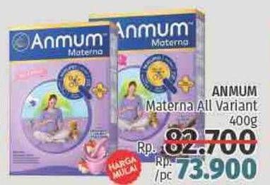 Promo Harga ANMUM Materna All Variants 400 gr - LotteMart