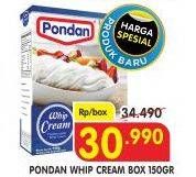 Promo Harga PONDAN Whip Cream 150 gr - Superindo
