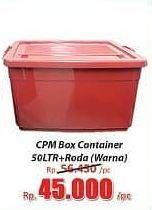 Promo Harga CPM Container Box + Roda Warna  - Hari Hari