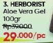 Promo Harga Herborist Aloe Vera Gel 100 gr - Guardian