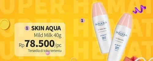 Promo Harga Skin Aqua UV Mild Milk 40 ml - Guardian