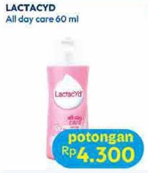 Promo Harga Lactacyd Pembersih Kewanitaan All Day Care 60 ml - Hypermart