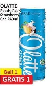 Promo Harga Olatte Drink Pear, Peach, Strawberry 240 ml - Alfamart