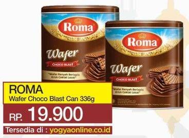 Promo Harga ROMA Wafer Choco Blast 336 gr - Yogya