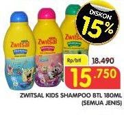 Promo Harga ZWITSAL Kids Shampoo All Variants 180 ml - Superindo