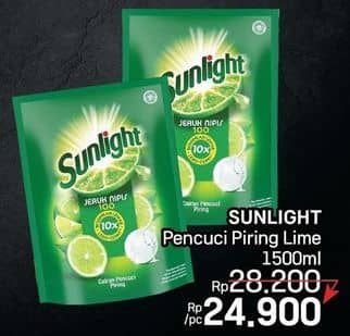 Promo Harga Sunlight Pencuci Piring 1500 ml - LotteMart