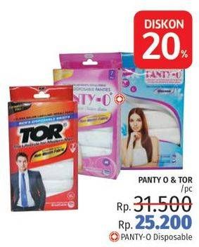 Promo Harga TOR/PANTY-O Underwear Disposable  - LotteMart
