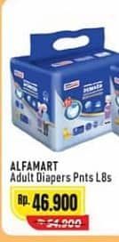 Promo Harga Alfamart Adult Diapers Pants L8 8 pcs - Alfamart