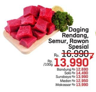 Promo Harga Daging Rendang/Semur/Rawon Special  - LotteMart