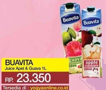 Promo Harga BUAVITA Fresh Juice Apple, Guava 1000 ml - Yogya