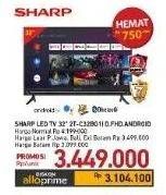 Promo Harga SHARP 2T-C32BG1 | LED TV 32 inch  - Carrefour