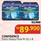 Promo Harga Confidence Adult Diapers Heavy Flow M10, L8 8 pcs - Alfamidi