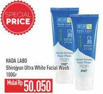 Promo Harga Hada Labo Shirojyun Facial Wash 100 gr - Hypermart