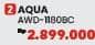 Aqua AWD-1180BC  Harga Promo Rp2.899.000