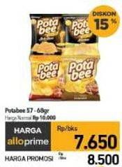 Promo Harga Potabee Snack Potato Chips 57 gr - Carrefour