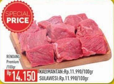 Promo Harga Daging Rendang Sapi Premium per 100 gr - Hypermart