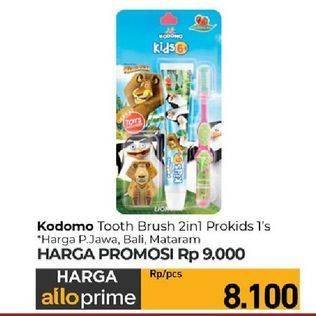 Promo Harga Kodomo Toothbrush Pro Kids 1 1 pcs - Carrefour