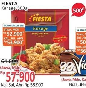 Promo Harga FIESTA Ayam Siap Masak Karage 500 gr - Alfamidi