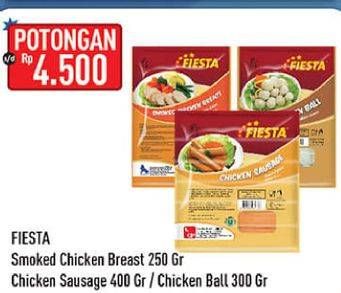 Promo Harga Chicken Breast 250gr / Chicken Sausage 400gr / Chicken Ball 300gr  - Hypermart