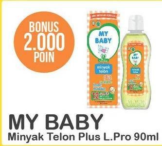Promo Harga MY BABY Minyak Telon Plus Longer Protection 90 ml - Alfamart