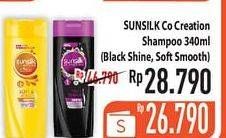 Promo Harga SUNSILK Shampoo Black Shine, Soft Smooth 340 ml - Hypermart