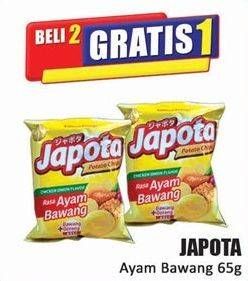 Promo Harga Japota Potato Chips Ayam Bawang 68 gr - Hari Hari