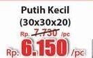 Promo Harga Kardus Lebaran Putih Kecil 30x30x20  - Hari Hari