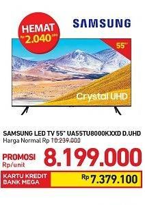 Promo Harga SAMSUNG UA55TU8000 | UHD 4K 55 Inch LED TV  - Carrefour