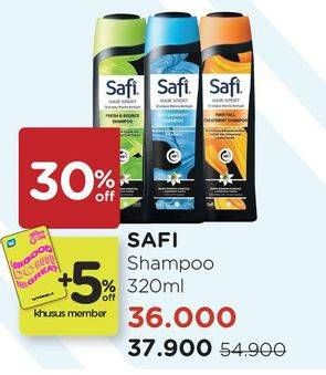 Promo Harga SAFI Hair Xpert Shampoo 320 ml - Watsons