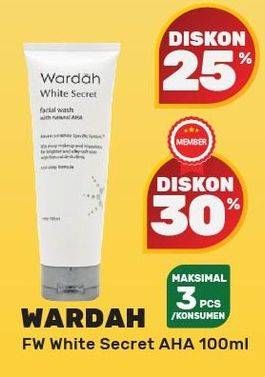 Promo Harga WARDAH White Secret Facial Wash 100 ml - Yogya