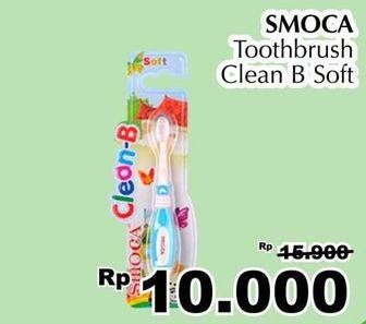 Promo Harga SMOCA Sikat Gigi White Clean Soft  - Giant