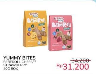 Yummy Bites Beberoll 40 gr Diskon 8%, Harga Promo Rp31.200, Harga Normal Rp34.200, Indomaret Fresh