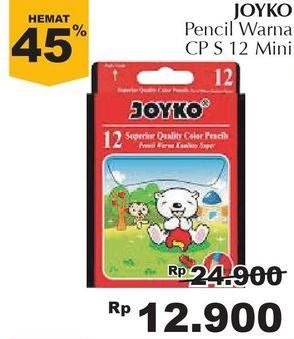 Promo Harga JOYKO Color Pencil CPS 12 Mini 12 pcs - Giant