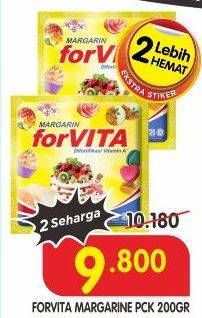 Promo Harga FORVITA Margarine 200 gr - Superindo