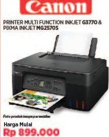 Promo Harga Canon Pixma G3770 - Printer Ink Tank/Pixma MG2570S   - COURTS