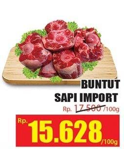 Promo Harga Oxtail Sapi Import per 100 gr - Hari Hari