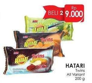 Promo Harga ASIA HATARI Twins Cream Biscuits All Variants per 2 bungkus 200 gr - Lotte Grosir